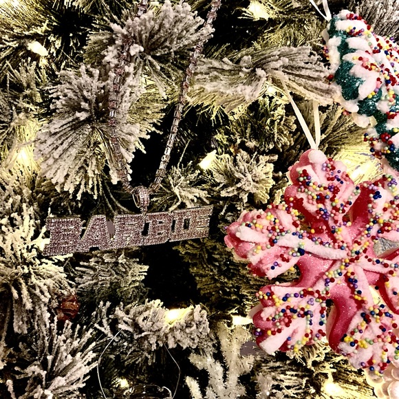 Barbie CZ Necklace Pink Pendant Pink Necklace Pendant - Picture 6 of 10